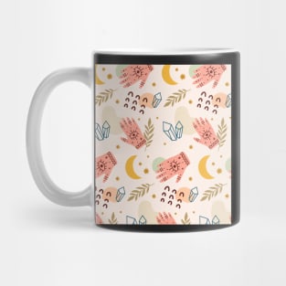 Hand and Eye Pattern Mug